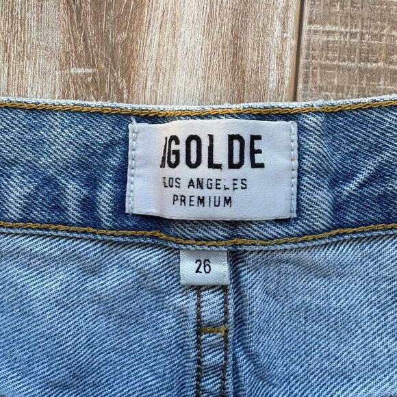 AGOLDE Parker Vintage Cut Off Denim Shorts in Swap Meet Size 26 - Picture 2 of 5